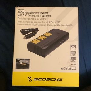 Scosche 200w portable power inverter